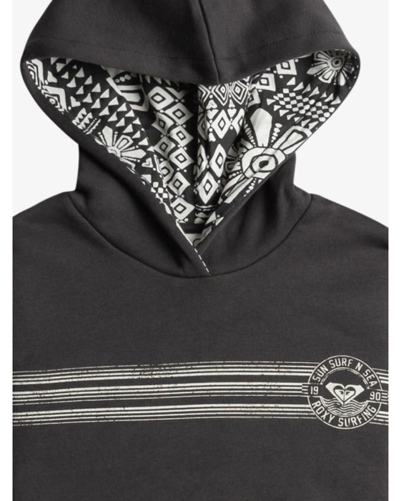 SWEAT À CAPUCHE ROXY ERGFT03972 NOIR POUR FILLE BLACK SWEAT À CAPUCHE ROXY ERGFT03972 NOIR POUR FILLE BLACK