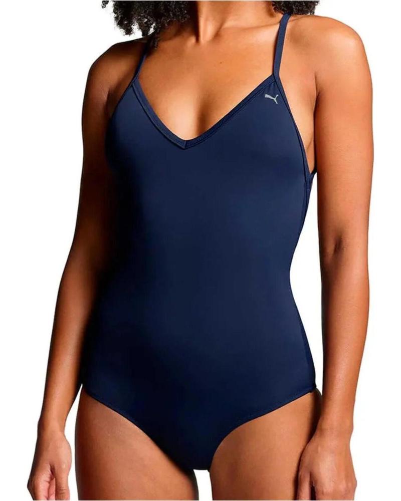 MAILLOT DE BAIN DOS NU FEMME PUMA BLEU MARINE 100001634 AZUL MAILLOT DE BAIN DOS NU FEMME PUMA BLEU MARINE 100001634 AZUL