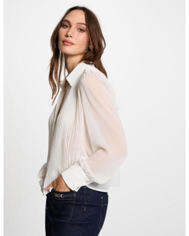 MORGAN CHEMISE MODÈLE 242-CPLIA BLANCHE BLANCO