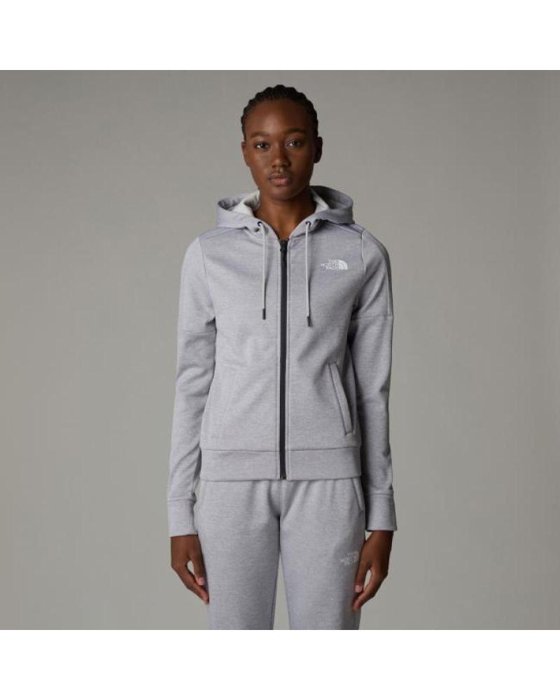 THE NORTH FACE HOODED JACKET NF0A8CNRDYX GREY GRIS THE NORTH FACE HOODED JACKET NF0A8CNRDYX GREY GRIS