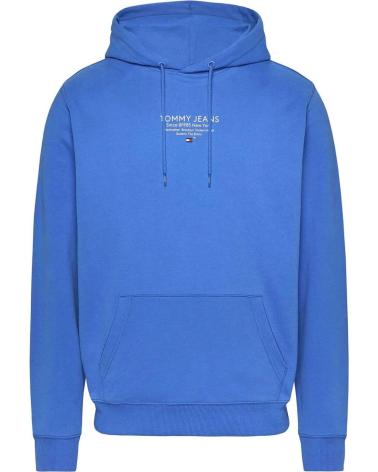 TOMMY JEANS KAPUZENPULLOVER IN ELEKTROBLAU GRÖSSE L L