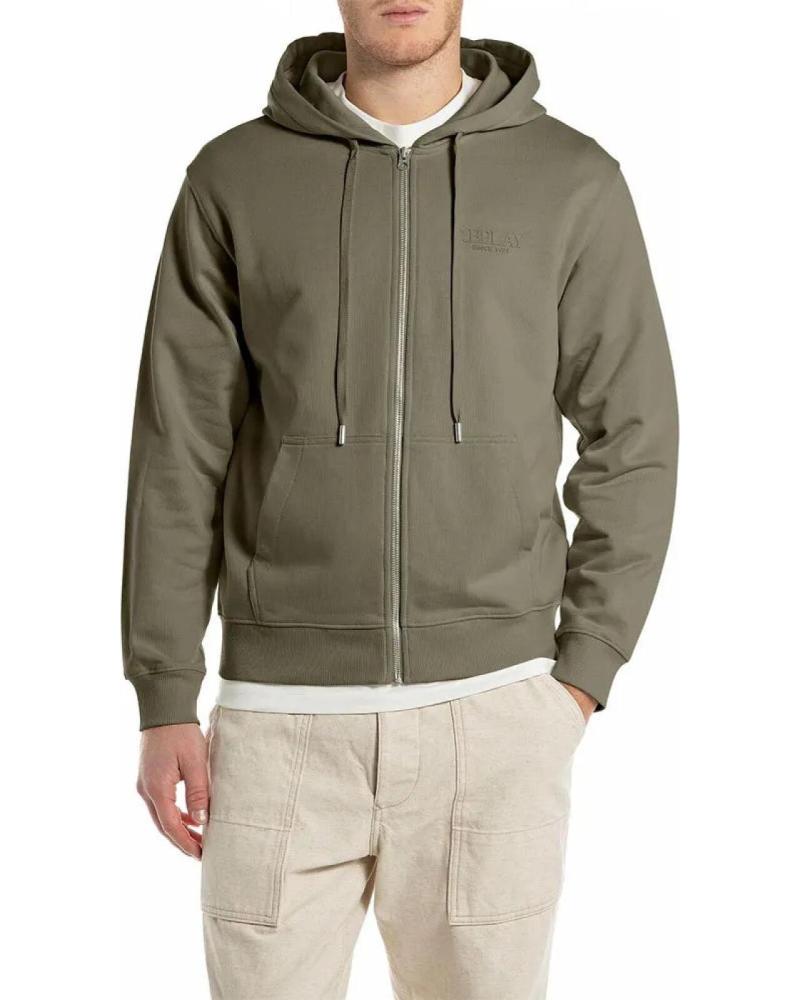 REPLAY KAPUZENPULLOVER MIT REISSVERSCHLUSS M3188 GRÜN VERDE REPLAY KAPUZENPULLOVER MIT REISSVERSCHLUSS M3188 GRÜN VERDE