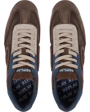 REPLAY SNEAKERS GMSIBC002L MARRONE MARRóN REPLAY SNEAKERS GMSIBC002L MARRONE MARRóN