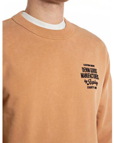 REPLAY SWEATSHIRT 100% BAUMWOLLE M3191 BRAUN MARRóN REPLAY SWEATSHIRT 100% BAUMWOLLE M3191 BRAUN MARRóN