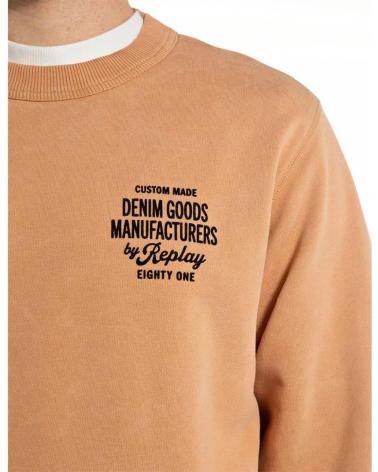 REPLAY SWEATSHIRT 100% BAUMWOLLE M3191 BRAUN MARRóN REPLAY SWEATSHIRT 100% BAUMWOLLE M3191 BRAUN MARRóN