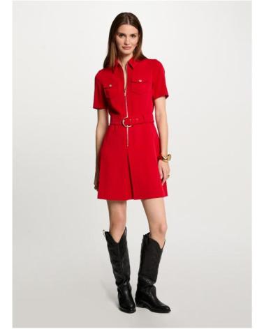 MORGAN ROBE COURTE AJUSTÉE RABIK ROUGE 251 ROJO MORGAN ROBE COURTE AJUSTÉE RABIK ROUGE 251 ROJO