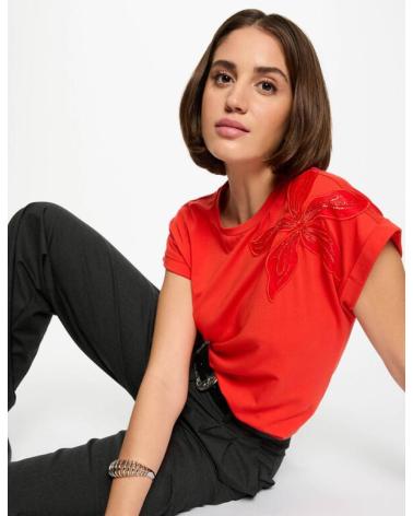 MORGAN CAMISETA MANGA CORTA 251-DABANA NARANJA