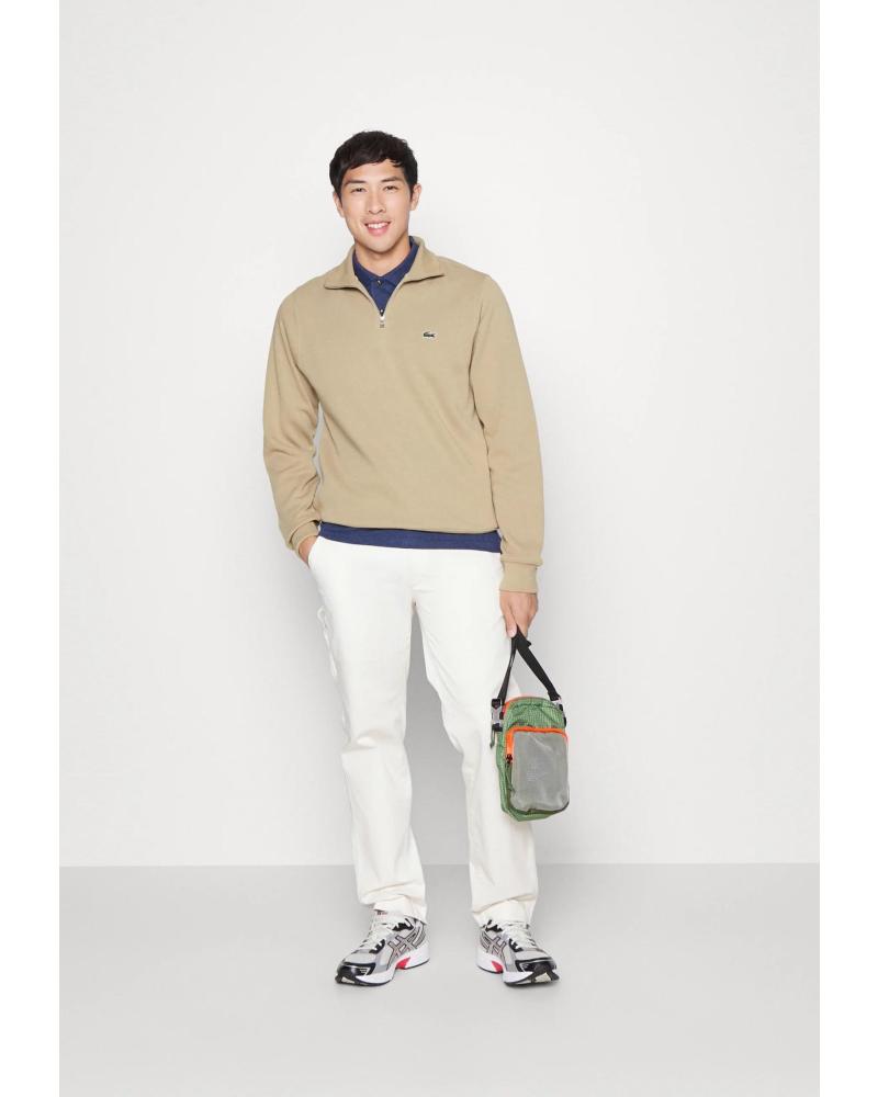 LACOSTE CAMISOLA COM FECHO SH1927 BEGE BEIGE LACOSTE CAMISOLA COM FECHO SH1927 BEGE BEIGE