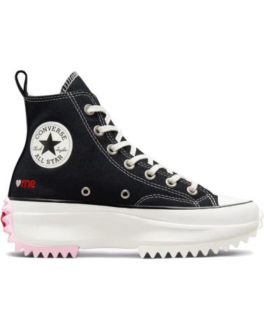 CONVERSE RUN STAR HIKE A01598C - BASKETS MONTANTES PLATEFORME NOIRES NEGRO