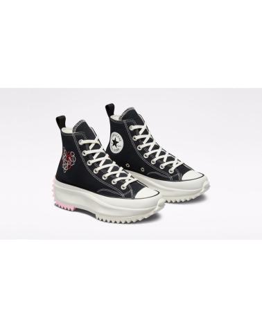 CONVERSE RUN STAR HIKE A01598C - SNEAKERS ALTE PLATFORM NERE NEGRO CONVERSE RUN STAR HIKE A01598C - SNEAKERS ALTE PLATFORM NERE NEGRO