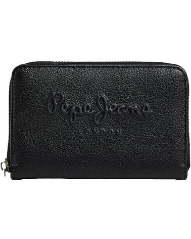 PEPE JEANS PORTAFOGLIO NERO PL070201 CON LOGO INCISO NEGRO