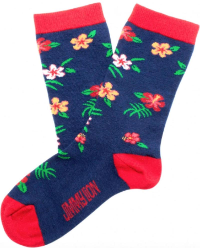 CHAUSSETTES ENFANT JIMMY LION HAWAII BLEU MARINE AZUL MARINO CHAUSSETTES ENFANT JIMMY LION HAWAII BLEU MARINE AZUL MARINO