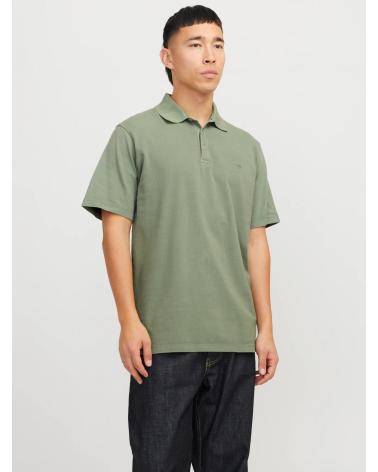 KURZARM-POLO JACK & JONES MODELL 12257315 GRÜN VERDE