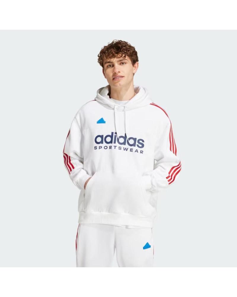 ADIDAS SUDADERA IY4528 BLANCO ADIDAS SUDADERA IY4528 BLANCO