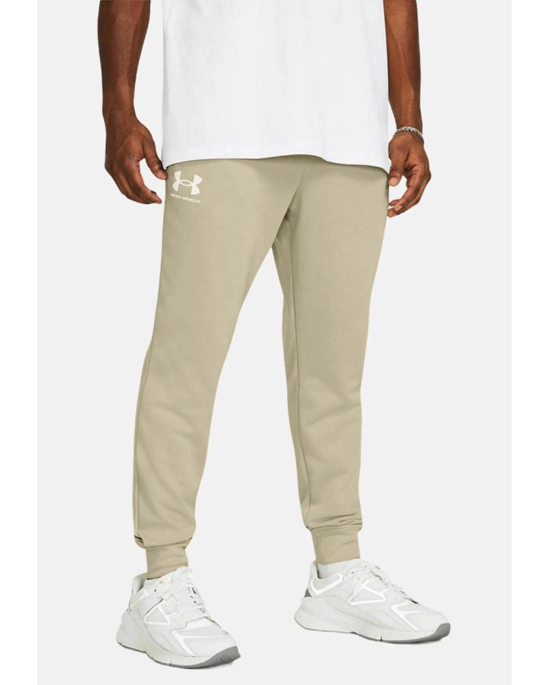 UNDER ARMOUR JOGGER PANTS 1380843 BEIGE BEIGE UNDER ARMOUR JOGGER PANTS 1380843 BEIGE BEIGE