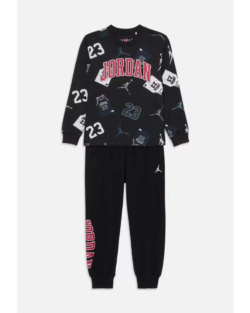 NIKE JORDAN TRAININGSANZUG FÜR JUNGEN 85F181 SCHWARZ NEGRO