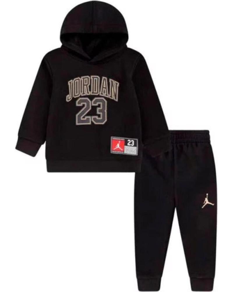 JORDAN KIDS' TRACKSUIT 85C651 BLACK NEGRO JORDAN KIDS' TRACKSUIT 85C651 BLACK NEGRO