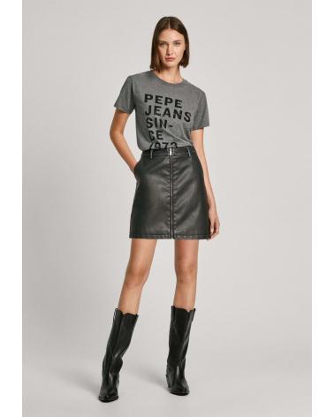 PEPE JEANS FALDA EN PARA MUJER NEGRO