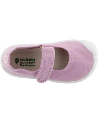 VICTORIA MERCEDITAS BAREFOOT LONA VELCRO ROSA PETALO BOSCO 1370109 PETALO