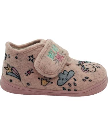 ZAPY BOTITA AK314077 ROSA CON ESTAMPADO FANTASÍA Y VELCRO ROSA