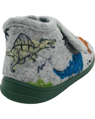 ZAPY BOOTIE AK313960 GREY WITH DINOSAURS AND VELCRO CLOSURE GRIS ZAPY BOOTIE AK313960 GREY WITH DINOSAURS AND VELCRO CLOSURE GRIS
