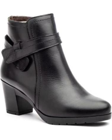 STIVALETTI CON TACCO JAM NERI CON DETTAGLIO DECORATIVO NEGRO