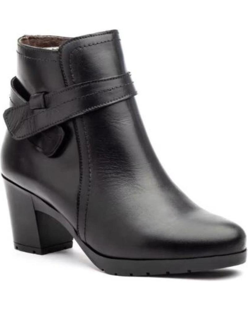 BOTINS DE SALTO JAM PRETOS COM DETALHE DECORATIVO NEGRO