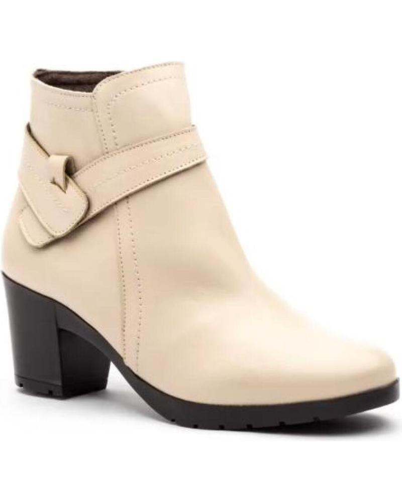 JAM STIEFELETTEN MIT ABSATZ, BEIGE, MIT ZIERDETAIL BEIGE