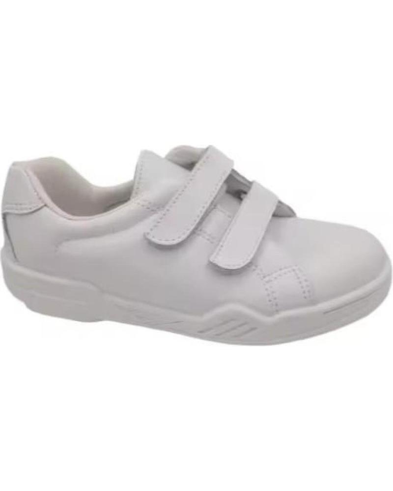 FLOSSY ZAPATILLAS ESCOLARES REFORZADAS BLANCAS CON CIERRE ADHERENTE BLANCO FLOSSY ZAPATILLAS ESCOLARES REFORZADAS BLANCAS CON CIERRE ADHERENTE BLANCO