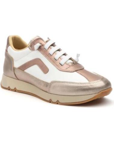 ZAPATILLAS CASUAL JAM DE PIEL BLANCAS Y DORADAS VARIOS COLORES