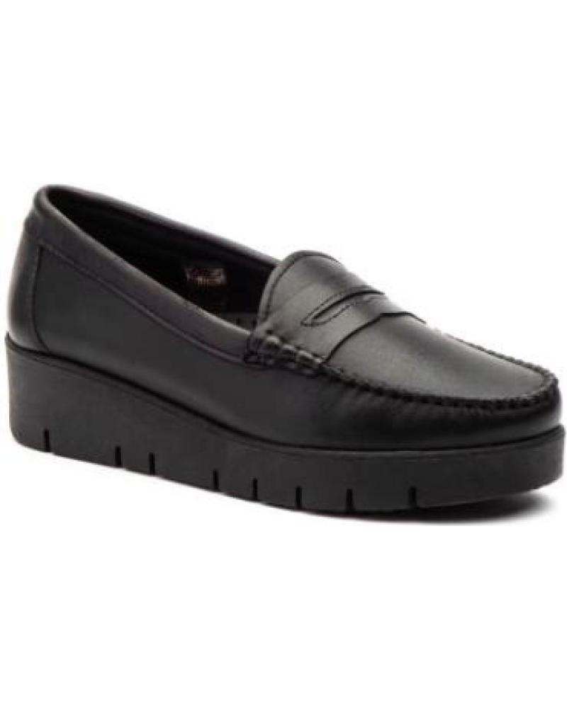 MOCASINES JAM DE PIEL CON PLATAFORMA - NEGROS NEGRO MOCASINES JAM DE PIEL CON PLATAFORMA - NEGROS NEGRO