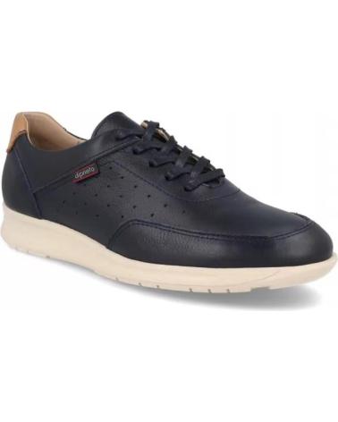 BASKETS DÉCONTRACTÉES DI PRIETO EN CUIR MODÈLE BLEU AZUL