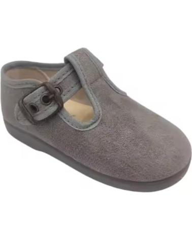 CHAUSSURE MARY JANE CONDIZ EN SERRATEX AVEC BOUCLE GRIS