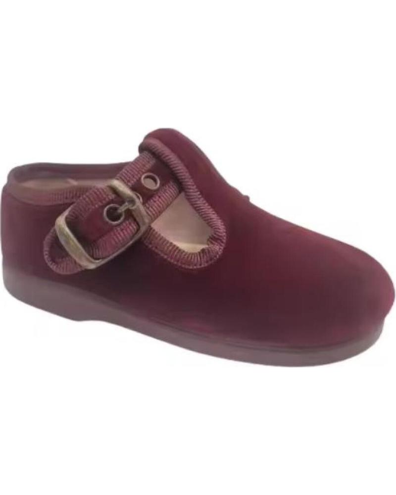 CONDIZ MERCEDITA CONDIZ TERCIOPELO HEBILLA ROJO