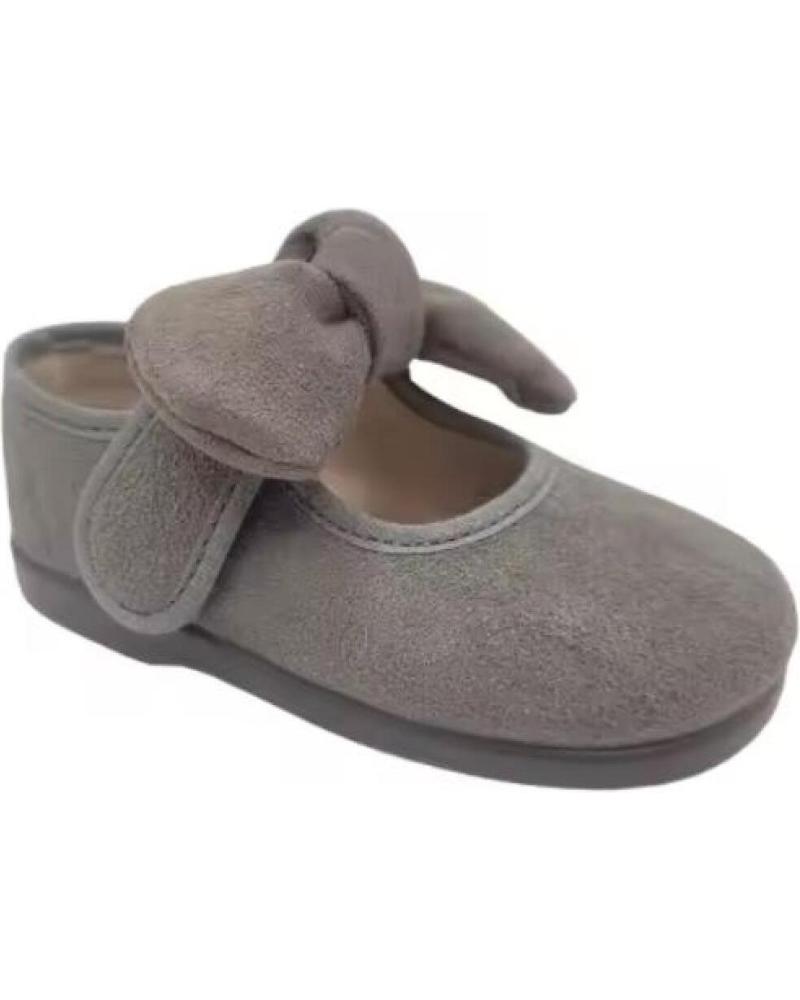 CONDIZ MERCEDITA SERRATEX AVEC NŒUD ET VELCRO GRIS - FABRIQUÉ EN ESPAGNE GRIS