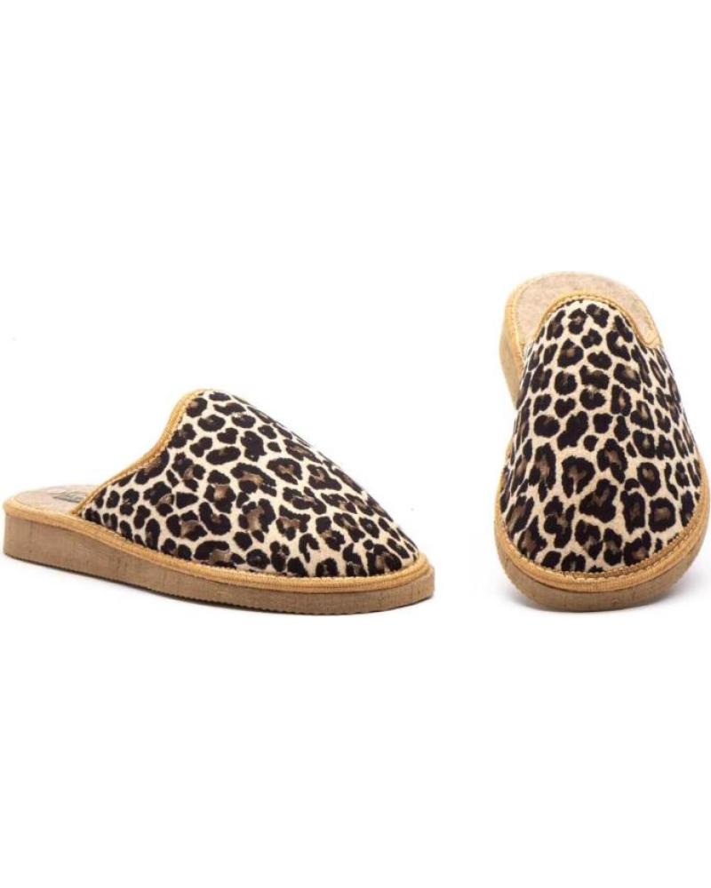JAM LEOPARD PRINT HOUSE SLIPPERS VARIOS COLORES