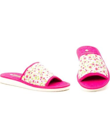 ZAPATILLAS DE CASA JAM CON ESTAMPADO FLORAL ROSA ROSA