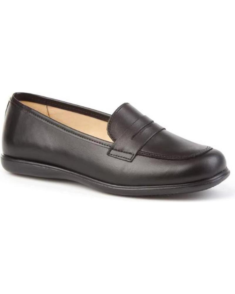 ANGELITOS MOCASSINS SCOLAIRES EN CUIR MODÈLE 466 NOIR NEGRO