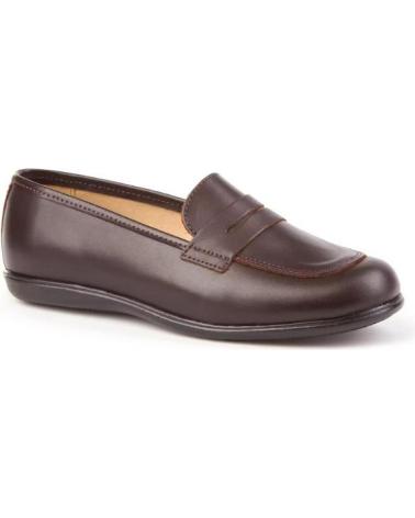 ANGELITOS MOCASSINS SCOLAIRES EN CUIR MODÈLE 466 MARRON MARRóN