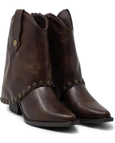 ISTERIA BOTIN SOLAPA INTERCAMBIABLE MOKA MARRON