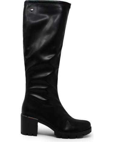 ISTERIA BOTA ALTA CON TACON PARA MUJER 612 COLOR NEGRO