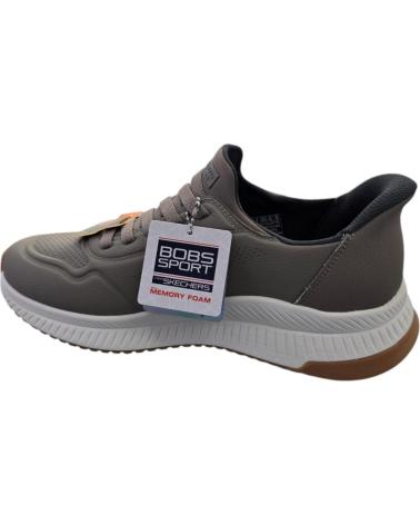 SKECHERS SLIP-INS BOBS SQUAD 4-DIRECT STEP 118424-TPE TAUPE MARRóN