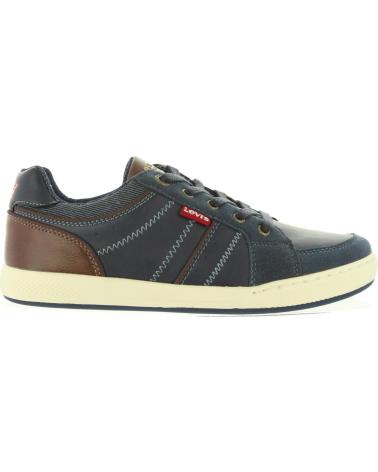 Zapatos de Mujer y Niña y Niño LEVIS VCLU0004S CLUB 0208 NAVY BROWN