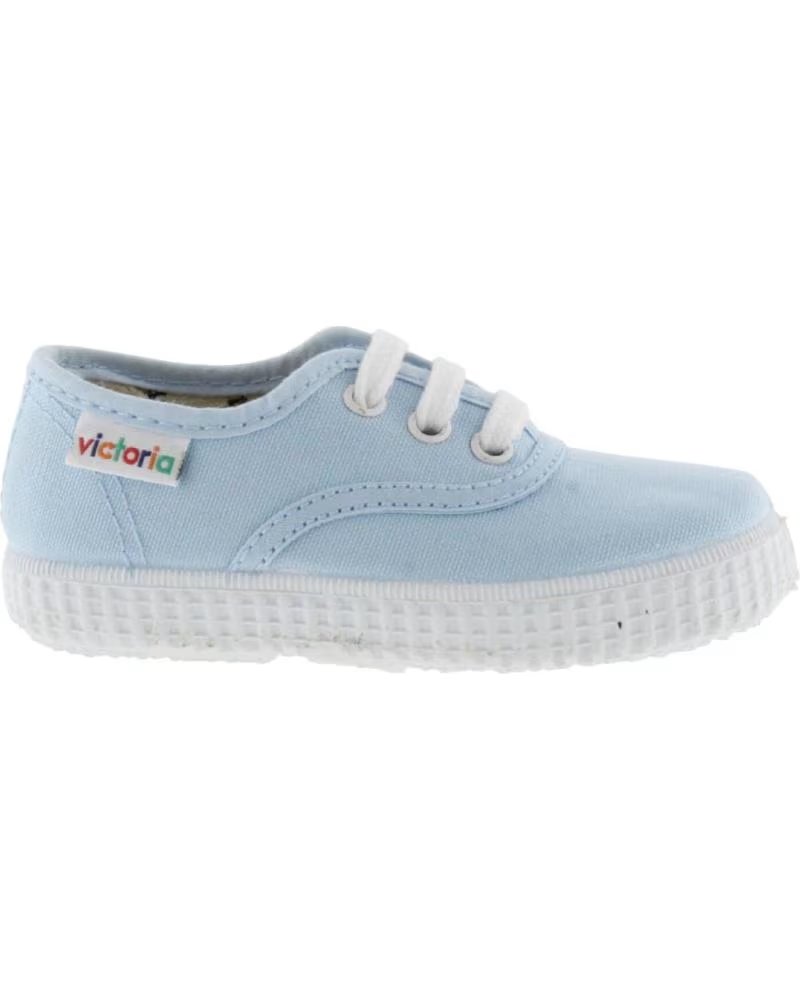 VICTORIA ZAPATILLAS NINO MODELO 106613N COLOR AZUL CELESTE