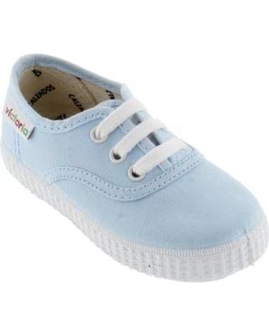 VICTORIA ZAPATILLAS NINO MODELO 106613N COLOR AZUL CELESTE
