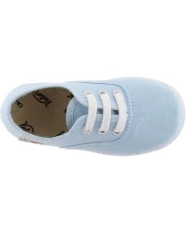 VICTORIA ZAPATILLAS NINO MODELO 106613N COLOR AZUL CELESTE