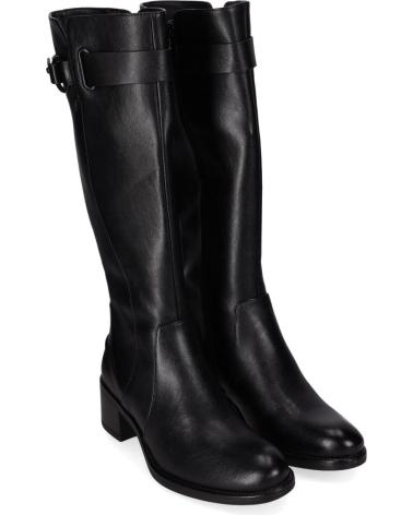 CHIKA10 CHK10 BOTA ALTA CON TACON PARA CHICA BAIDEN 11 COLOR NEGRO