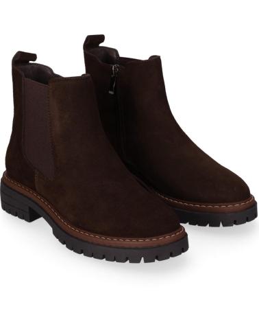 CHIKA10 SABELA 01 BROWN SUEDE CHELSEA BOOT MARRON-BROWN