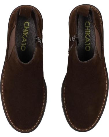 CHIKA10 SABELA 01 BROWN SUEDE CHELSEA BOOT MARRON-BROWN