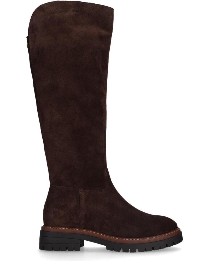 CHIKA10 SABELA 03 BROWN SUEDE TALL BOOT MARRON-BROWN